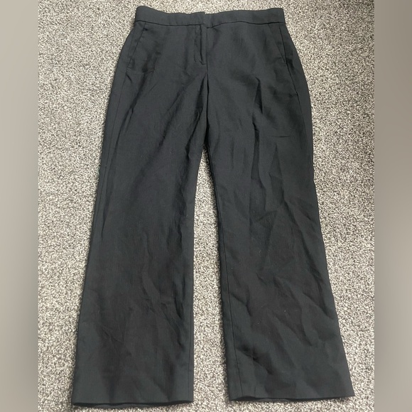 J. Crew black wide leg business casual pants with pockets 6 - Picture 2 of 14